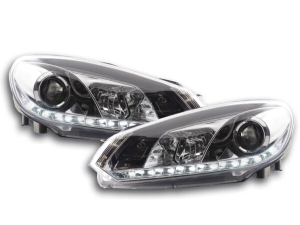 Phare Daylight LED feux de jour VW Golf 6 type 1K 08- chrome -