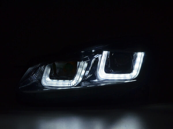 Phare Daylight LED feux de jour VW Golf 6 08-12 noir - – Image 2
