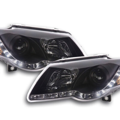 Phare Daylight LED DRL look VW Passat type 3C 05- noir -