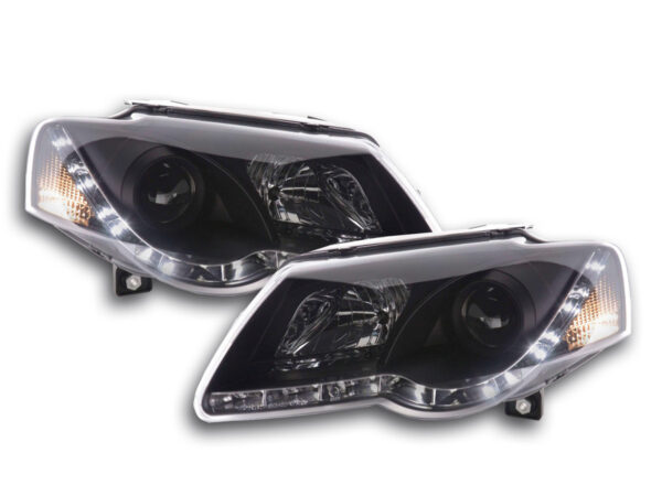 Phare Daylight LED DRL look VW Passat type 3C 05- noir -