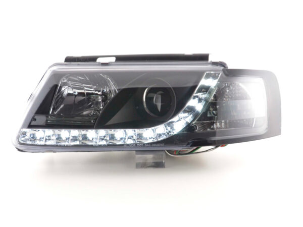Kit de phares Daylight LED feux de jour VW Passat type 3B 97-00 noir - – Image 2