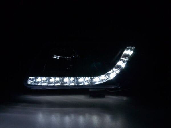 Kit de phares Daylight LED feux de jour VW Passat type 3B 97-00 noir - – Image 3