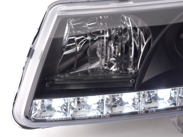 Kit de phares Daylight LED feux de jour VW Passat type 3B 97-00 noir - – Image 6
