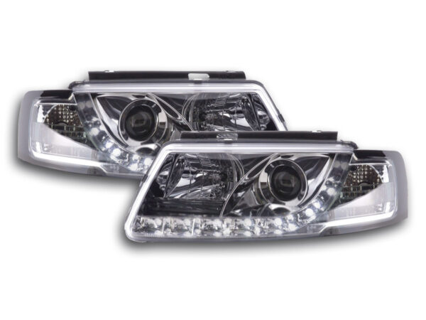 Phare Daylight LED DRL look VW Passat type 3B 97-00 chrome -