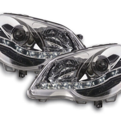 Phare Daylight LED DRL look VW Polo type 9N3 05-09 chrome -
