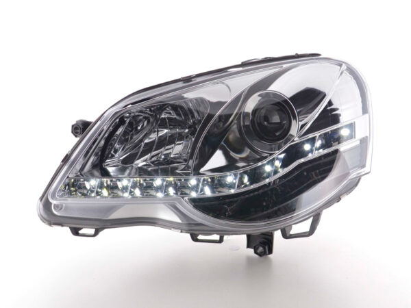 Phare Daylight LED DRL look VW Polo type 9N3 05-09 chrome - – Image 2