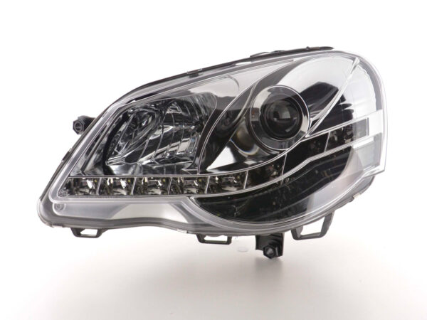 Phare Daylight LED DRL look VW Polo type 9N3 05-09 chrome - – Image 4