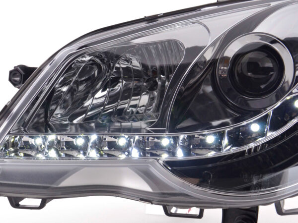 Phare Daylight LED DRL look VW Polo type 9N3 05-09 chrome - – Image 6