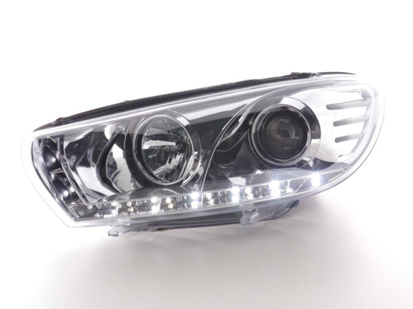Phare Daylight LED DRL look VW Scirocco 3 Type 13 08- chromé - – Image 2