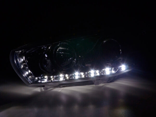 Phare Daylight LED DRL look VW Scirocco 3 Type 13 08- chromé - – Image 3