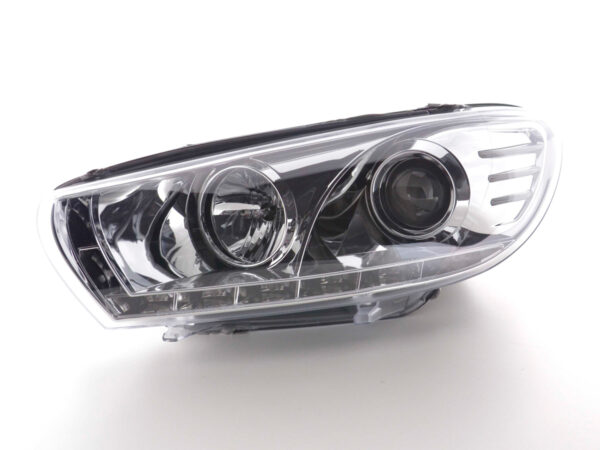 Phare Daylight LED DRL look VW Scirocco 3 Type 13 08- chromé - – Image 4