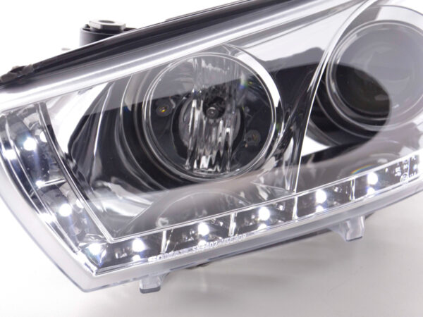 Phare Daylight LED DRL look VW Scirocco 3 Type 13 08- chromé - – Image 6