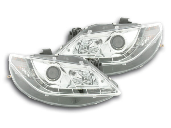 Phare Daylight LED DRL look Seat Ibiza type 6J 08- chromé -