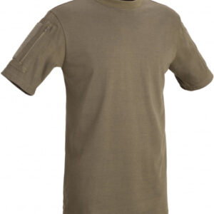 T-shirts chemise de plein air Tactical court hommes coton brun taille S - Defcon 5
