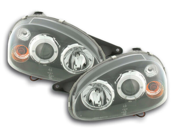 Phare avant Opel Corsa B 94-00 noir -