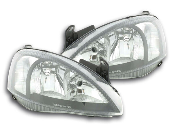 Phares Opel Corsa C 01-06 noir -