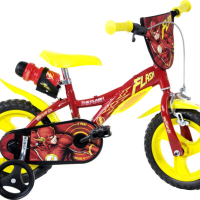 Children bikes Flash 12 Pouces 21 cm Garçon Transition Rouge/Jaune - Dino