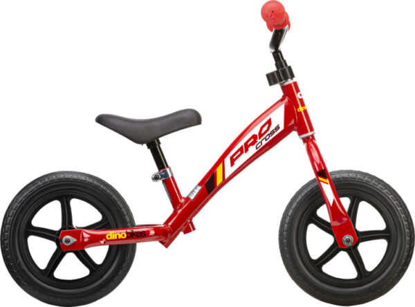 Vélos de rééducation loopfiets Pro Cross 12 Pouces Junior Rouge - Dino – Image 5