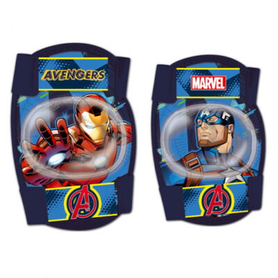 Protections skate Avengers ensemble de protection 4 pièces junior bleu taille S - Marvel
