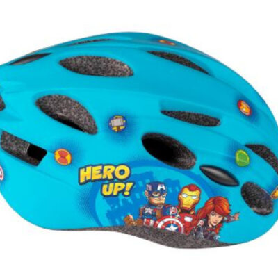 Casques enfants Avengers Casque cycliste Junior In-Mold bleu taille 52-56 - Disney