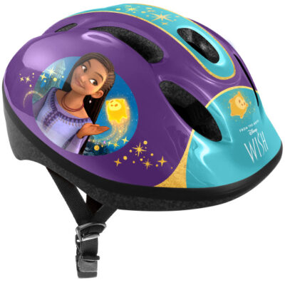 Casques Wish Casque de vélo réglable Junior violet/turquoise taille 50-56 cm (S) - Disney