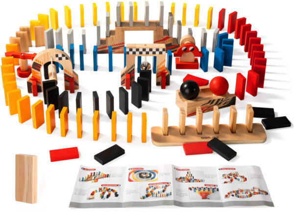 Building sets Rally Jeu de dominos en bois 115 pièces - Dorjee