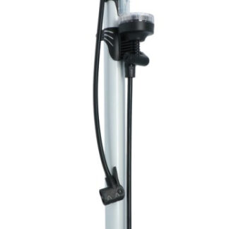Bicycle pumps Pompe à vélo Manomètre 52 cm Dunlop, Presta, Schrader Valve Silver - Dresco