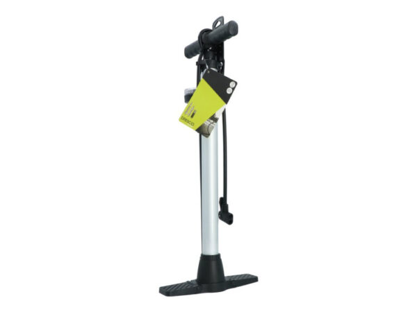 Bicycle pumps Pompe à vélo Manomètre 52 cm Dunlop, Presta, Schrader Valve Silver - Dresco – Image 5