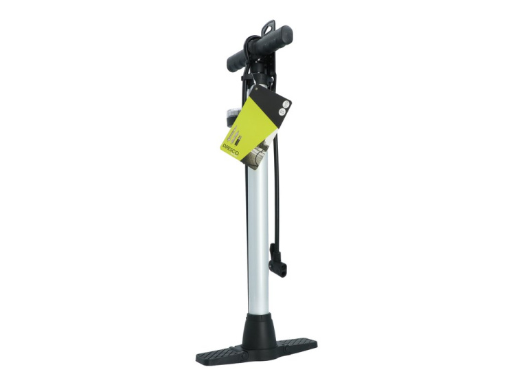 Bicycle pumps Pompe à vélo Manomètre 52 cm Dunlop, Presta, Schrader Valve Silver - Dresco – Image 5