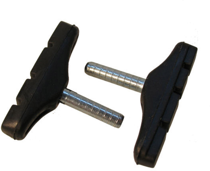 Plaquettes de freins Jeu de patins de frein Cantilever avec goupille MTB Noir - Edge – Image 2