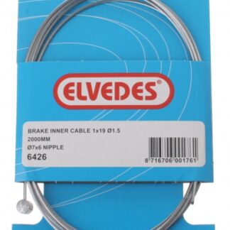 Câbles de freins & conduites Binnenremkabel derrière 6426 tonnippel 2000 mm argent - Elvedes
