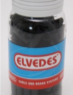 Câbles chapeaux Cable Thimble 5,0 mm PVC Noir PAR 150 Pieces - Elvedes