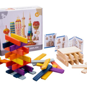 Educational toys Jeu de planches de construction de 200 pièces multicolores - Dorjee
