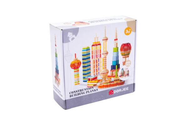 Educational toys Jeu de planches de construction de 200 pièces multicolores - Dorjee – Image 3