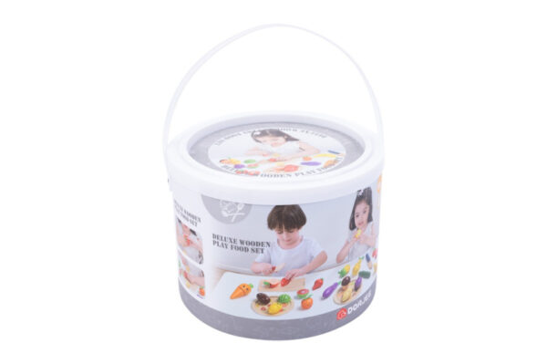 Toy food Set de jouets à sculpter en bois Fruits et légumes - Dorjee – Image 3