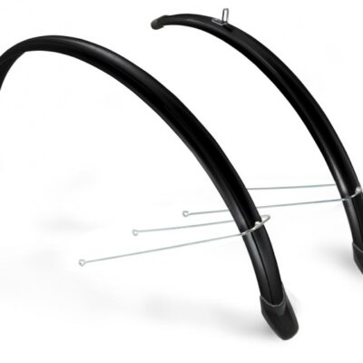 Garde-boue kit garde-boue 28 pouces 58 mm plastique noir - Eurofender