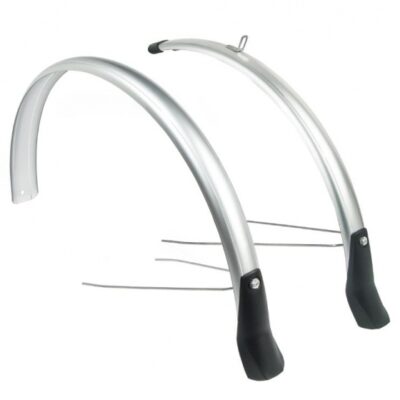 Garde-boue Snelloensemble garde-boue 28 pouces 46 mm plastique argenté 46 mm - Eurofender
