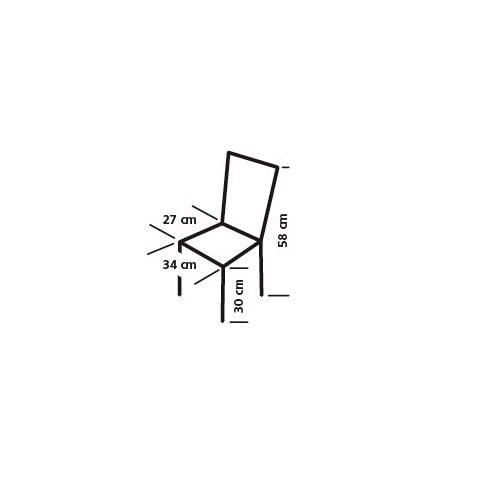 Chaises de camping chaise de camping Ardechejunior 34 x 27 cm acier orange - Eurotrail – Image 5