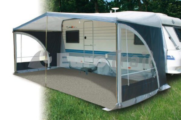 Tapis de tente Camptex Tapis de marquise 300 x 400 cm PVC/nylon Anthracite - Eurotrail – Image 4