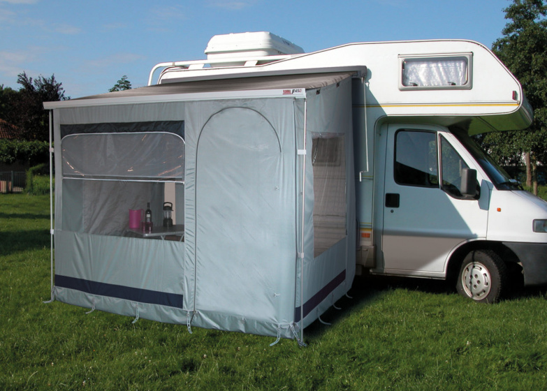 Auvents auvent de caravane Narvik 300 x 190 cm polyester gris - Eurotrail – Image 2