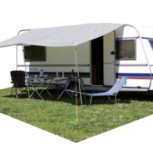 Auvents auvent Caravan 350 x 240 cm polyester gris 3 poteaux - Eurotrail