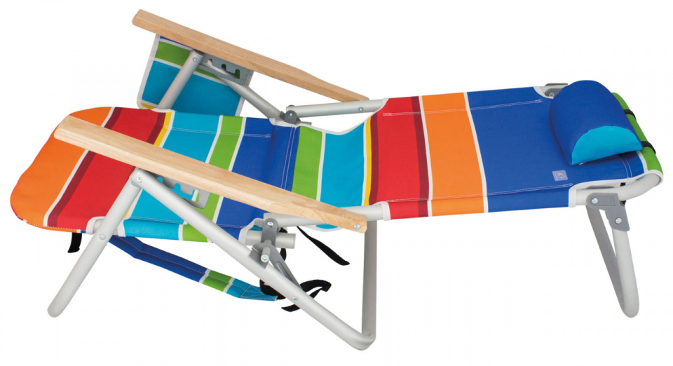 Chaises de camping chaise pliante Séte 74 x 49 cm aluminium/polyester - Eurotrail – Image 3