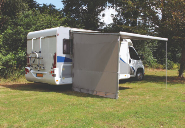 Auvents paroi latérale sans fenêtre Camper 235 x 240 cm polyester gris - Eurotrail