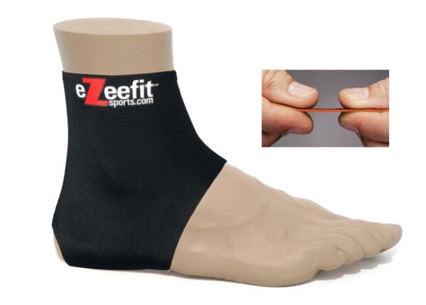 Chaussettes de randonnée Chaussettes de cheville pour points de pression et anti-ampoules 2 mm Noir taille 39-40 - EzeeFit – Image 4