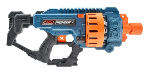 Shooting toys Pistolet jouet avec chargeur rotatif - 36 balles - Fast Pioneer – Image 2