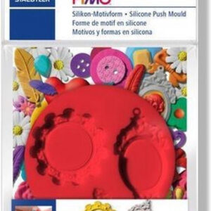Argile kleimal cameo junior 7 cm silicone rouge - fimo