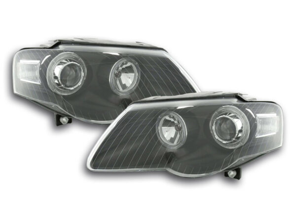 Phare Angel Eye VW Passat type 3C 05- noir -