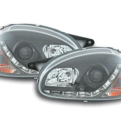 Phare Daylight LED DRL look Opel Corsa B 94-00 noir -