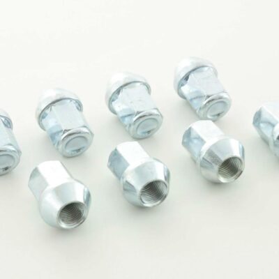 Jeu d'écrous de roue (8 pcs.) Longueur 23mm collier conique M14X1.5 argent -
