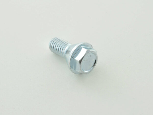 Boulon de roue simple, longueur d'arbre 21 mm, collier conique, tête courte, argent M12x1.75 - – Image 2
